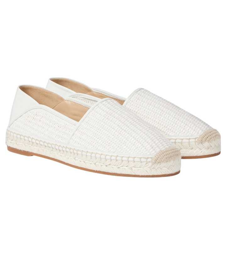 Photo: Manolo Blahnik Espadra raffia espadrilles