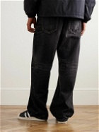 Neighborhood - Wide-Leg Selvedge Jeans - Black