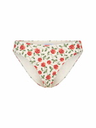 WEWOREWHAT Rose Printed Scoop Bikini Bottoms