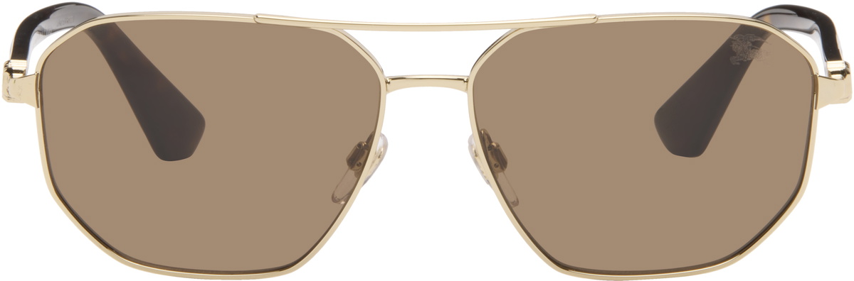 Burberry Gold Metal Sunglasses
