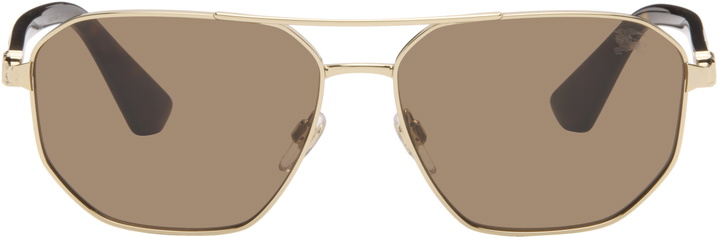 Photo: Burberry Gold Metal Sunglasses