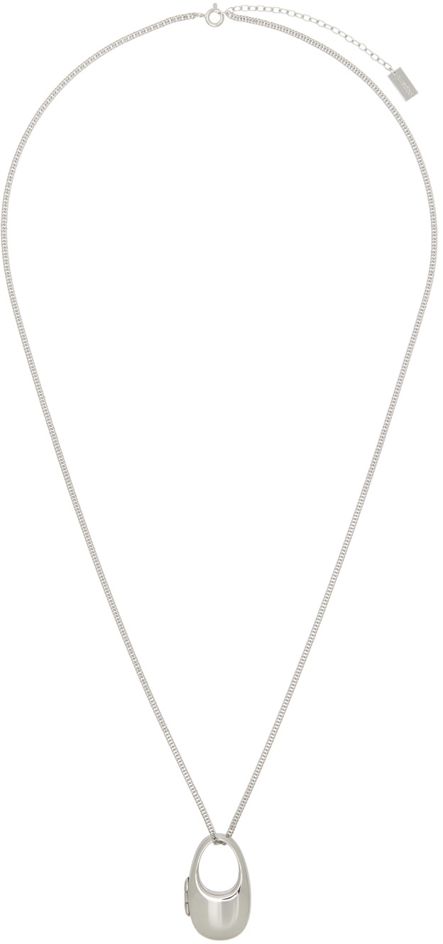 Coperni Silver Locket Necklace