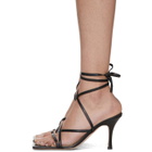 A.W.A.K.E. MODE Black Ophelia Heeled Sandals