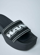 Alexander Wang Logo Motif Platform Sandals