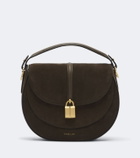 DeMellier Siena Saddle Small suede crossbody bag