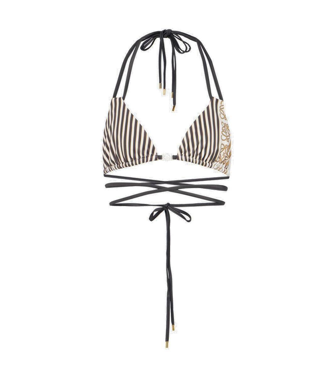 LOEWE☆関税込☆Paula's Ibiza 装飾プリント三角ビキニトップ Loewe Paula's Ibiza printed triangle bikini top Loewe