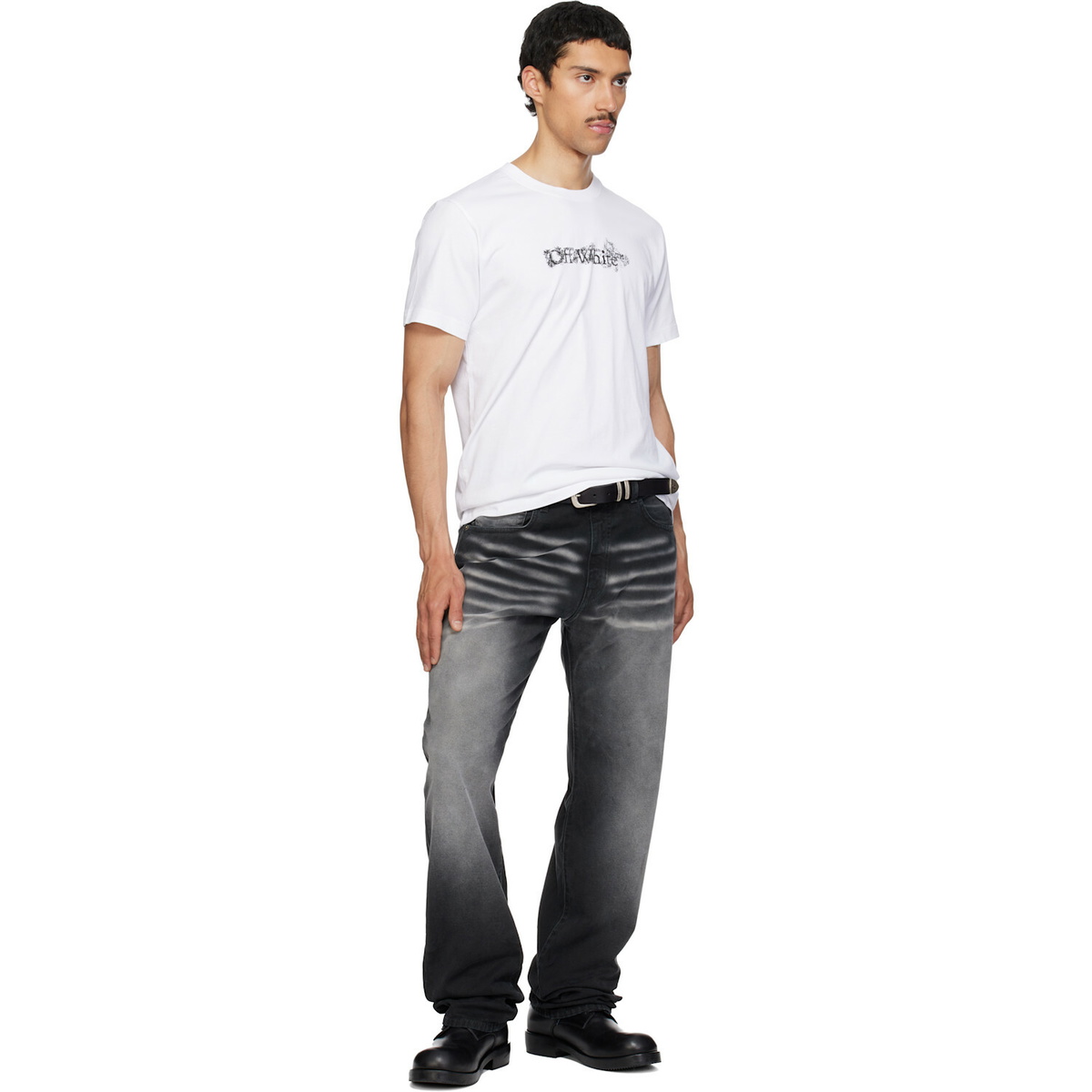 Off-White White Heraldic Arrow Slim T-shirt
