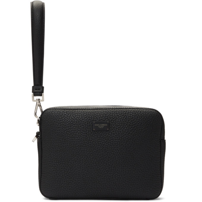 Photo: Dolce and Gabbana Black Palermo Pouch