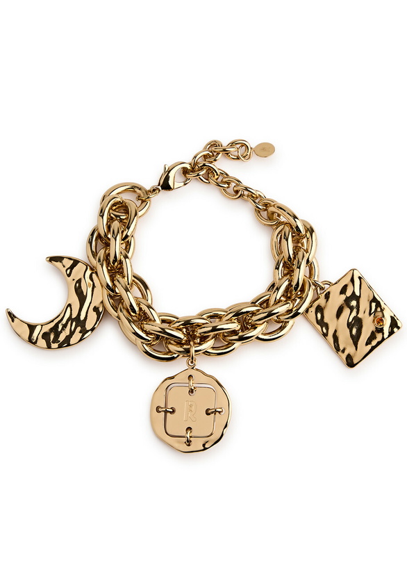 Photo: Rabanne Sun Date Charm Bracelet - Gold - One Size