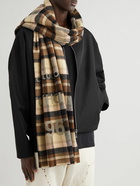 Acne Studios - Logo-Print Checked Wool Scarf