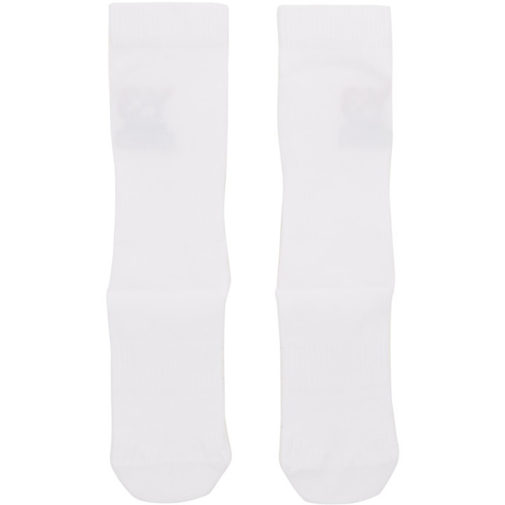 Photo: Y-3 White Logo Socks