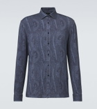 Etro Paisley jersey shirt