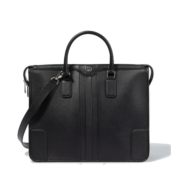 Photo: Gucci Interlocking G leather briefcase