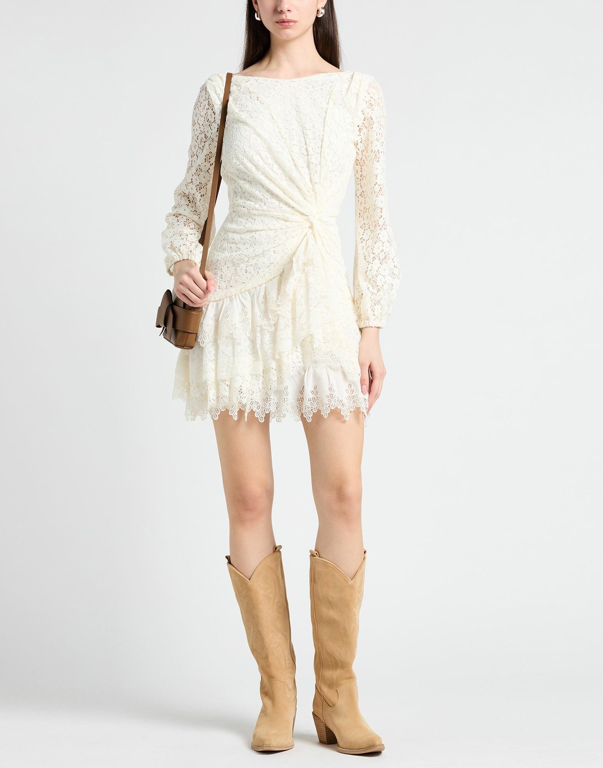 Maje Womens Mini dress in White