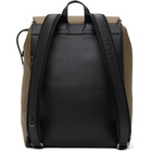 Paul Smith Taupe Leather Signature Stripe Backpack