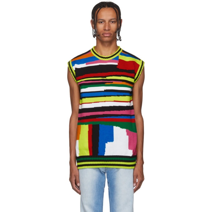 Photo: AGR SSENSE Exclusive Multicolor Colorblock Vest