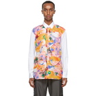 Comme des Garcons Shirt White Futura Edition Print Shirt