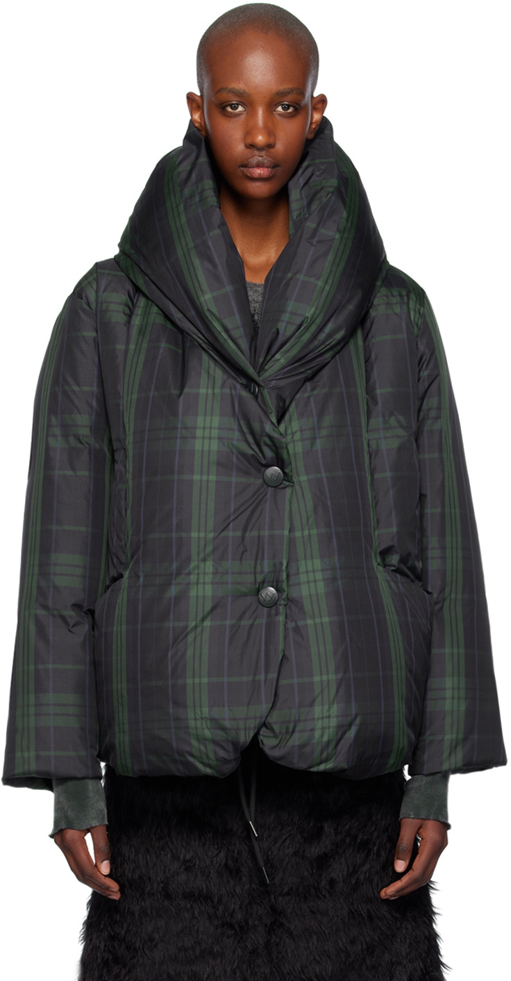 ダウンジャケット・コート [OPEN YY] BLANKET PUFFER : White OPEN YY White Blanket Down Jacket OPEN YY