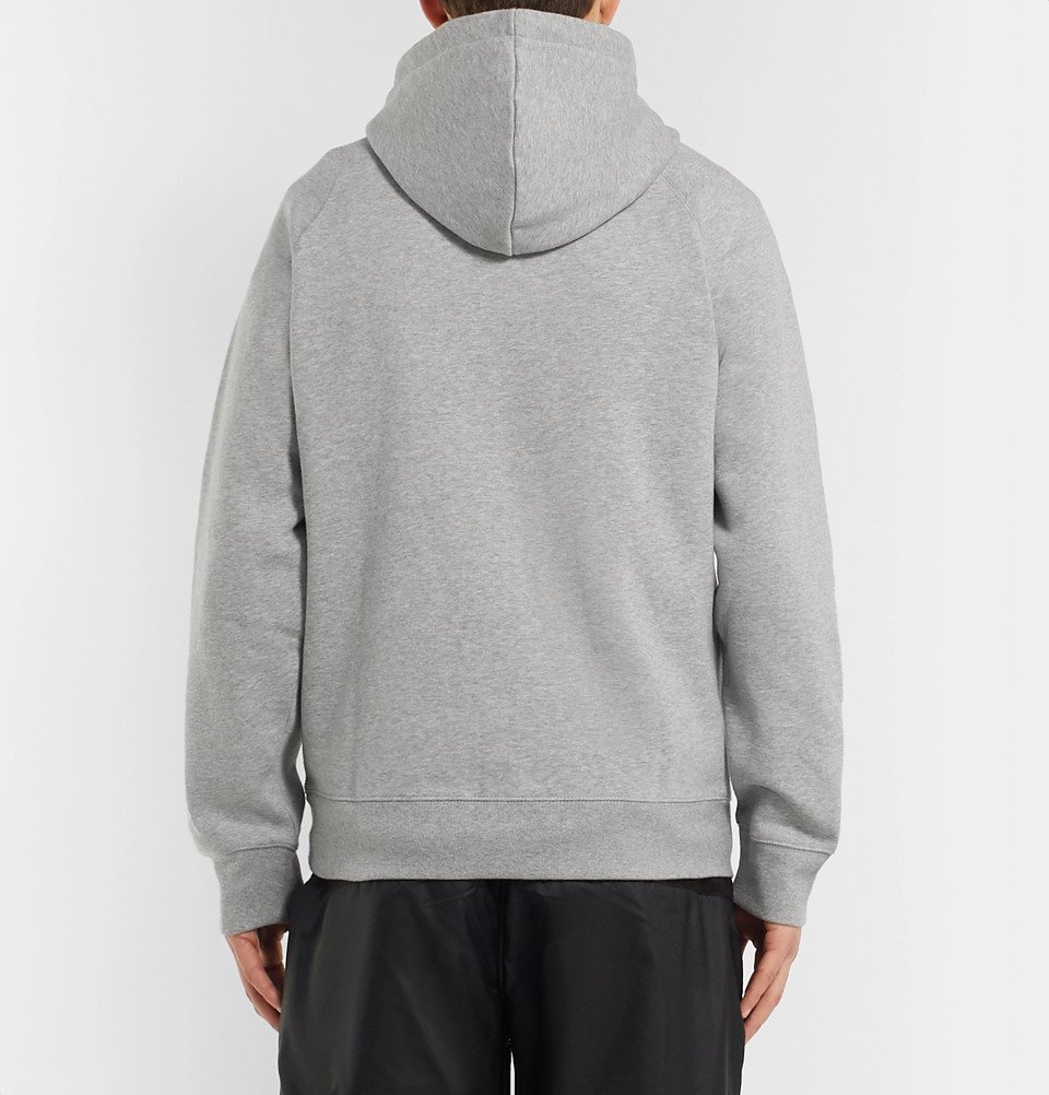 Carhartt WIP - Chase Mélange Fleece-Back Cotton-Blend Jersey Hoodie ...