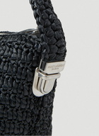 Saint Laurent - Le Raffia Shoulder Bag in Black