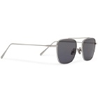 Cubitts - Collier Aviator-Style Gold-Tone Sunglasses - Silver