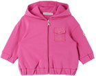 Moncler Enfant Baby Pink Zip Hoodie & Lounge Pants