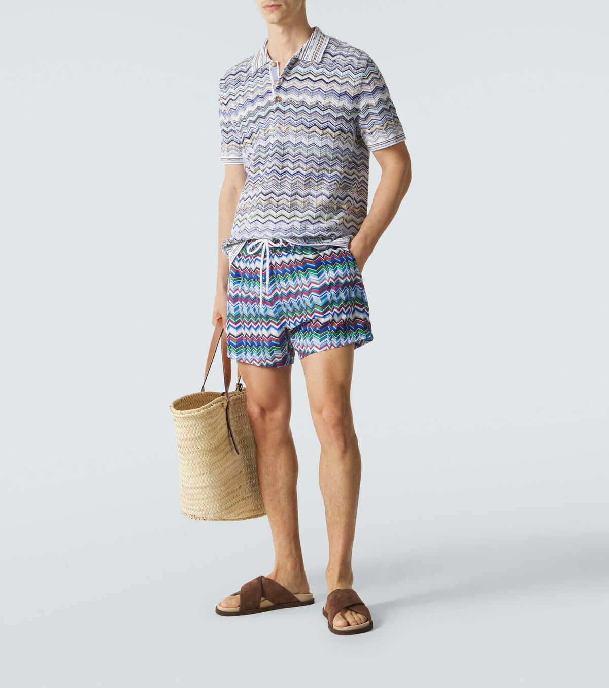 Missoni Zigzag cotton polo shirt