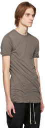 Rick Owens Taupe Double Short Sleeve T-Shirt