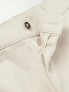 De Bonne Facture - Balloon Straight-Leg Cotton-Drill Trousers - Neutrals