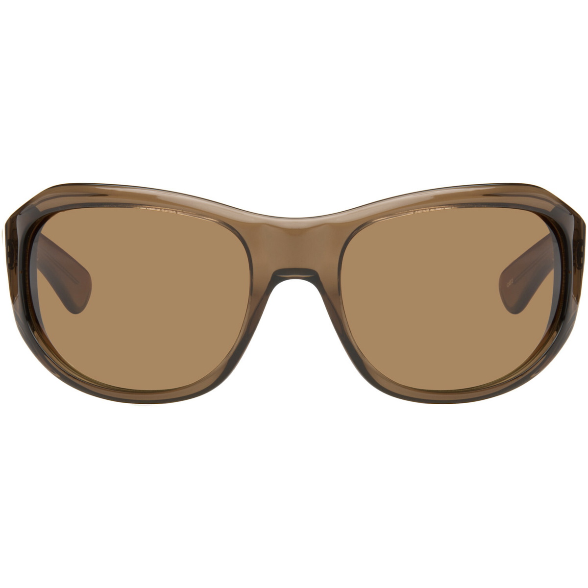 THISTLES Brown 'The Atlas' Sunglasses