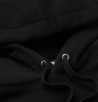 Gucci - Logo-Embroidered Loopback Cotton-Jersey Hoodie - Black