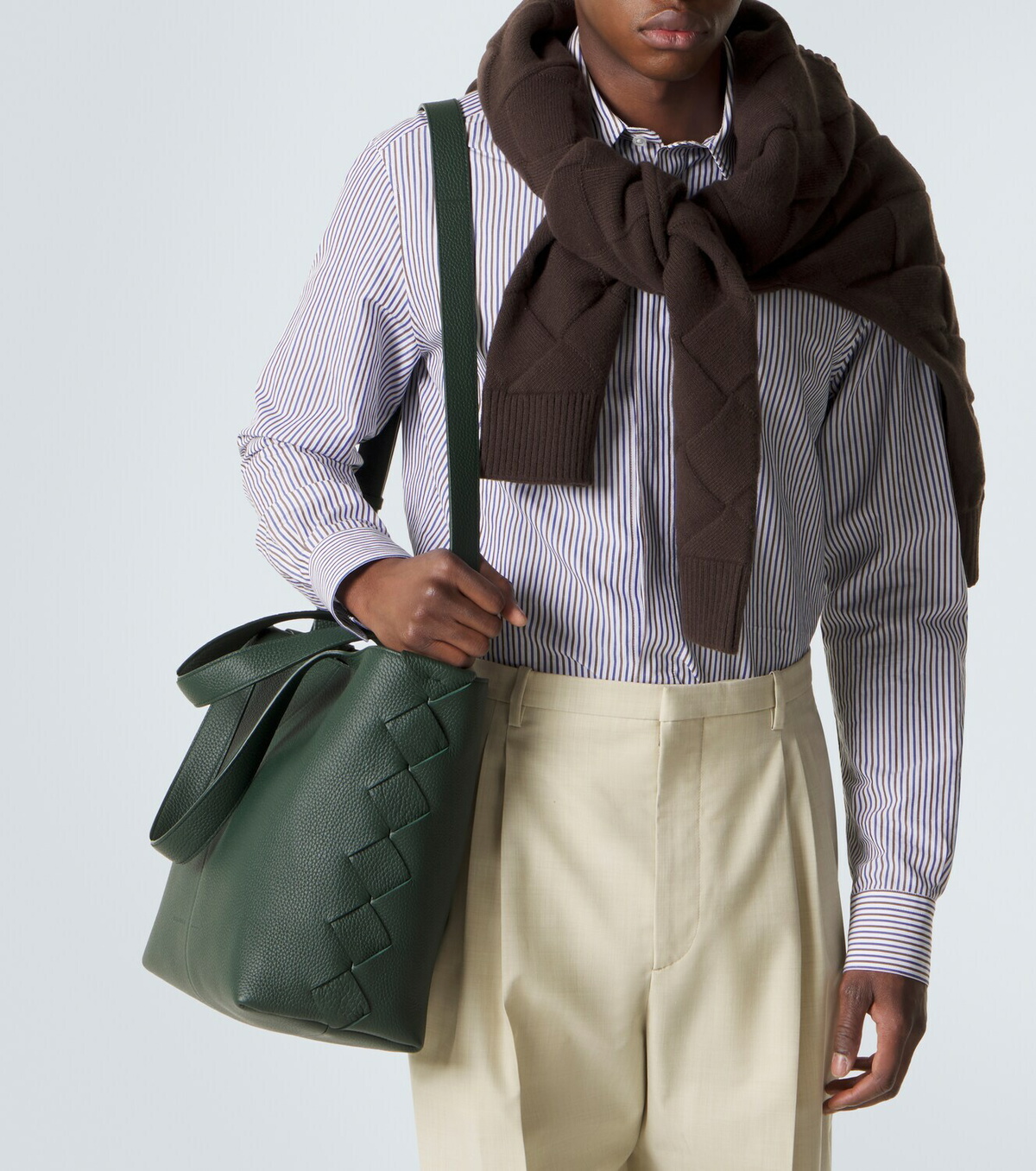 Bottega Veneta Diago Intreccio leather tote bag