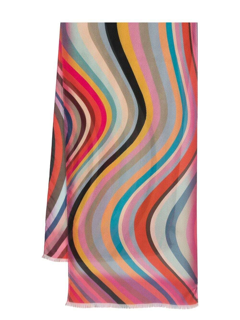 Paul Smith Women's Square Anton Silk Swirl Scarf W1A-250B-P334 Col 90