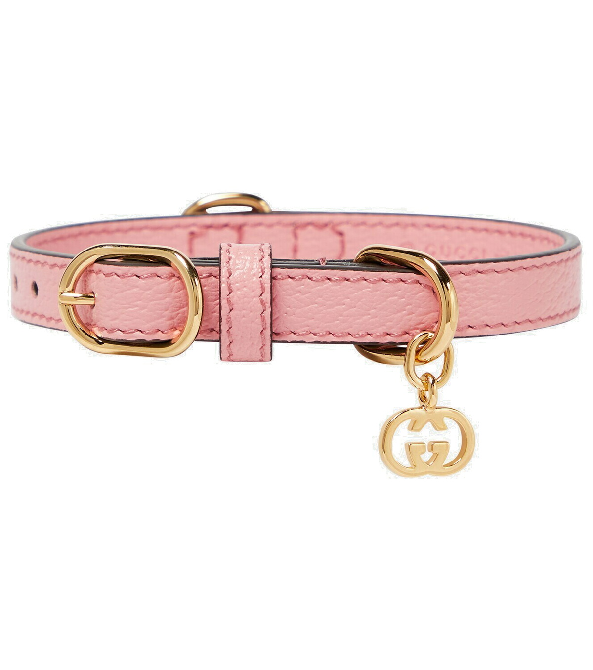 Gucci - Interlocking G XS faux leather dog collar Gucci