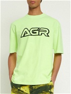 AGR - Logo Print Cotton Jersey T-shirt