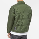 Neighborhood Men's Puff Insulated Shirt Jacket in Olive Drab