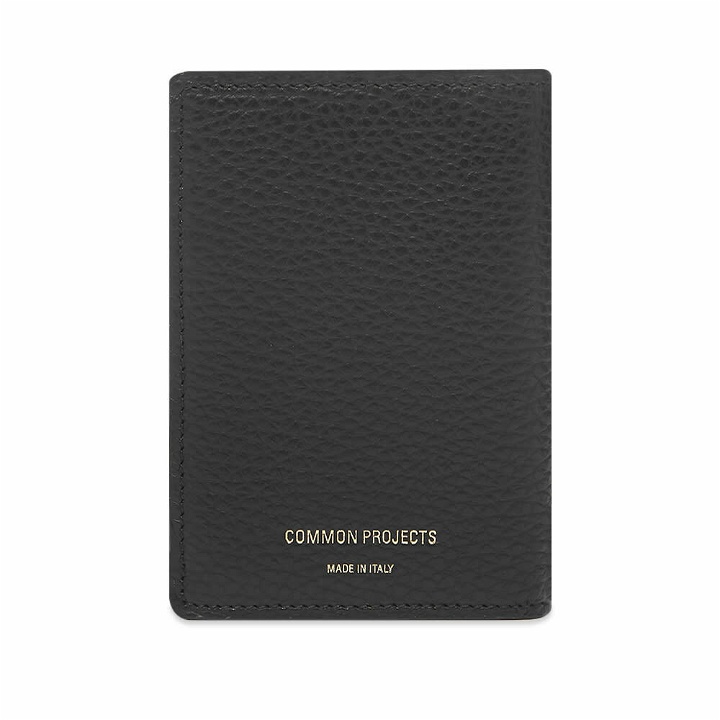 Photo: Common Projects Men's Folio Wallet in Black Textured