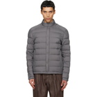 Moncler Gray Selves Short Down Jacket