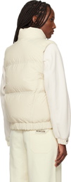 Moncler Grenoble Off-White Baise Down Vest