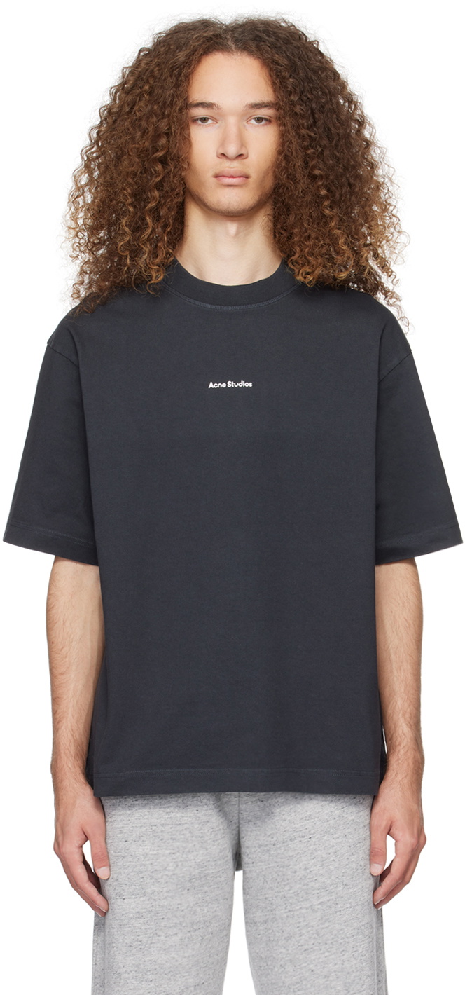 Acne Studios Black Printed T-Shirt Acne Studios