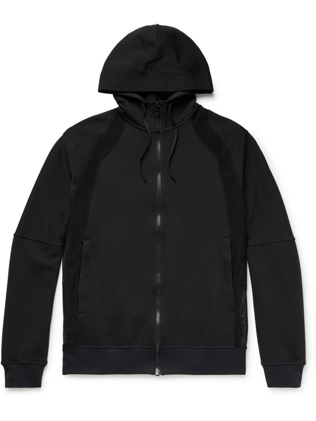 Photo: Stone Island Shadow Project - Panelled Jersey Zip-Up Hoodie - Black