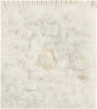 Moncler - Faux fur, wool and cashmere scarf