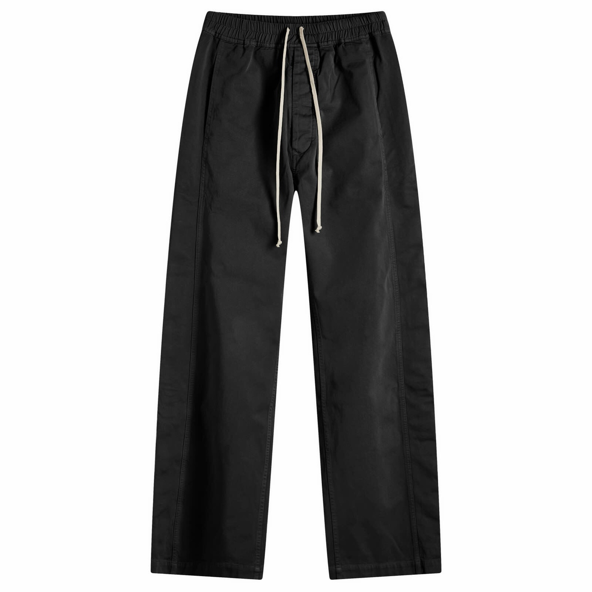 Rick Owens DRKSHDW Men's Pusher Cotton Twill Pants in Black Rick