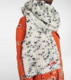 Alanui - Icelandic Glacier mohair-blend scarf
