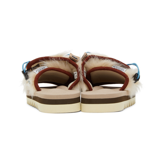 Suicoke Beige DAO-3 Sandals Suicoke display picture 3