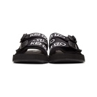 Kenzo Black Papaya Mule Sandals