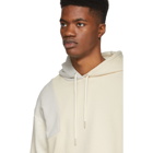 John Elliott Beige Distorted Hoodie