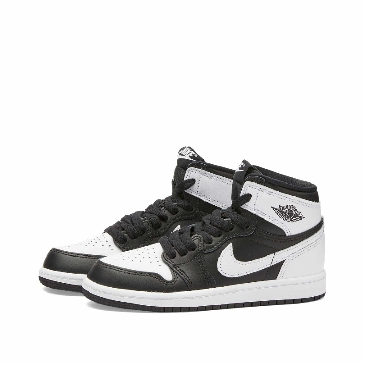 Photo: Air Jordan 1 Retro High OG PS Sneakers in Black/White