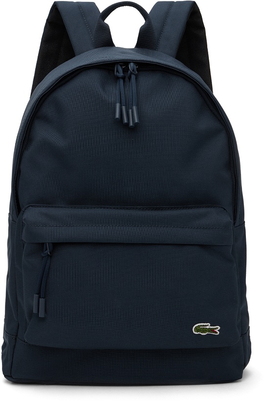Photo: Lacoste Navy Patch Backpack