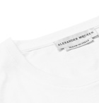 Alexander McQueen - Zardozi-Appliquéd Cotton-Jersey T-Shirt - Men - White